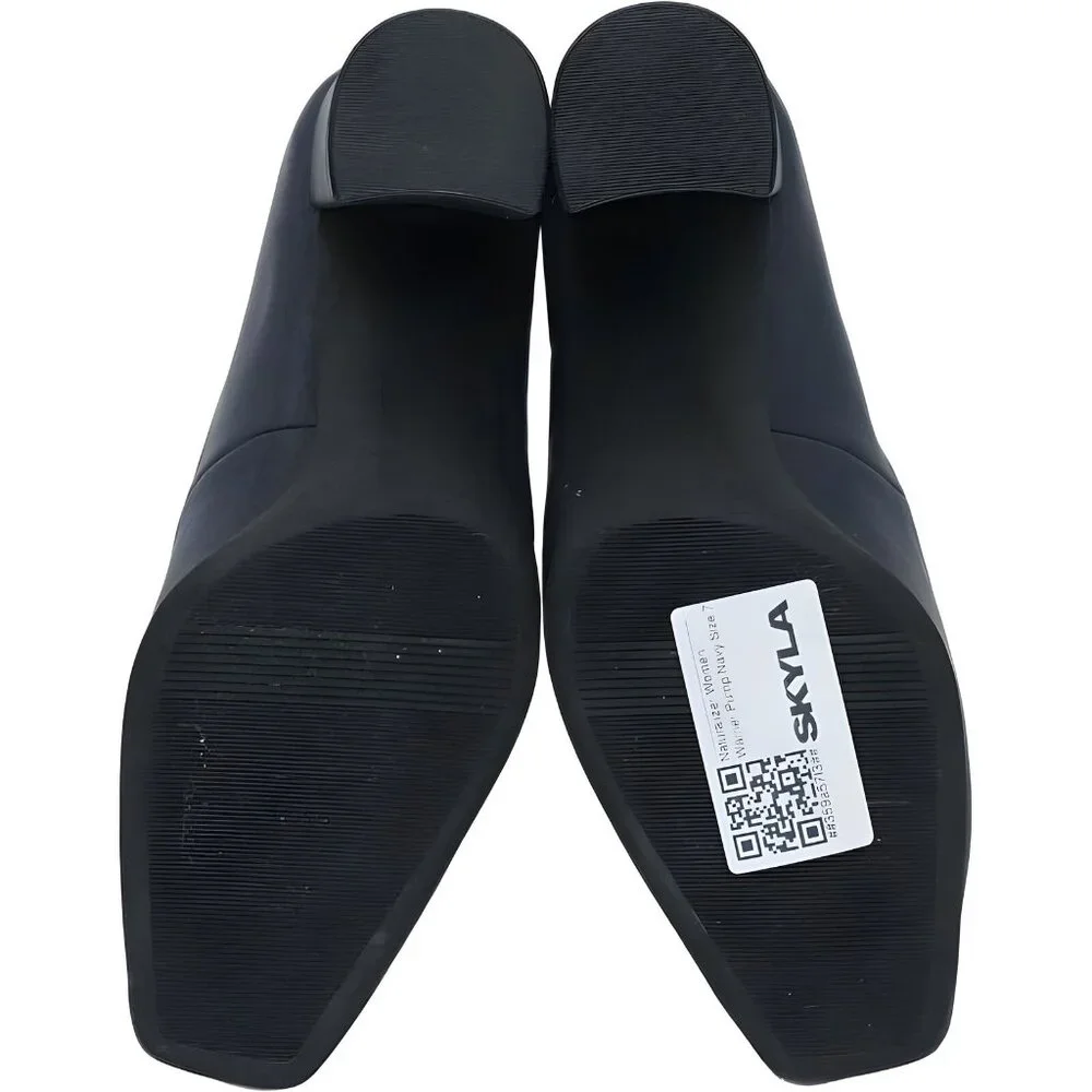 Naturalizer Navy Blue Heels 7 - Picture 6 of 6